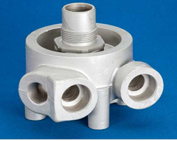 Aluminium sand casting part